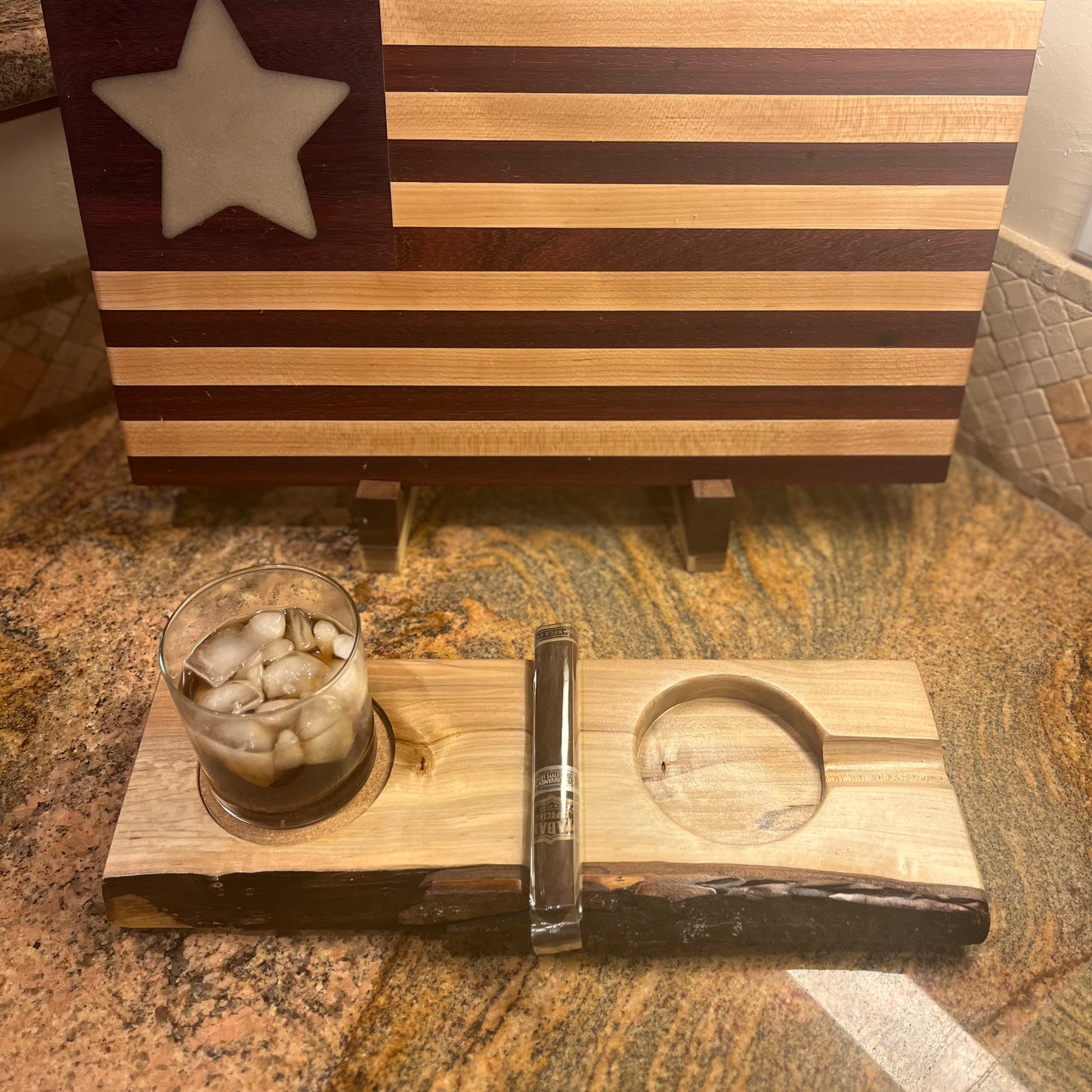 Ashtray and Coaster Combo
