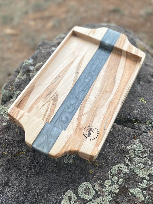 Resin River Serving Tray