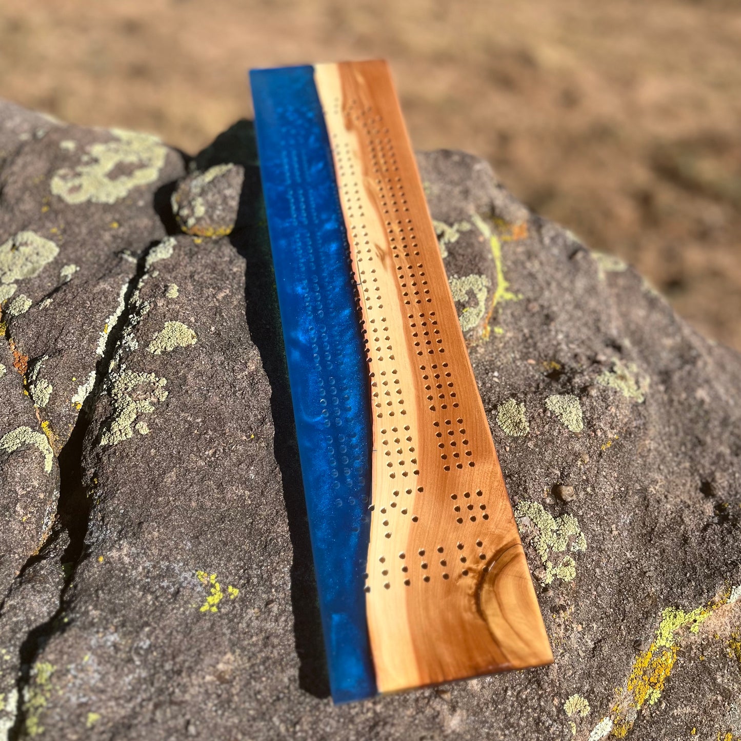 Resin Cribbage Board