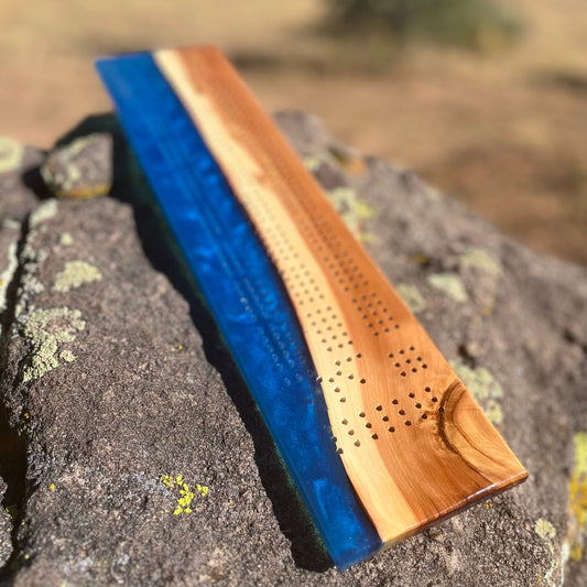 Resin Cribbage Board