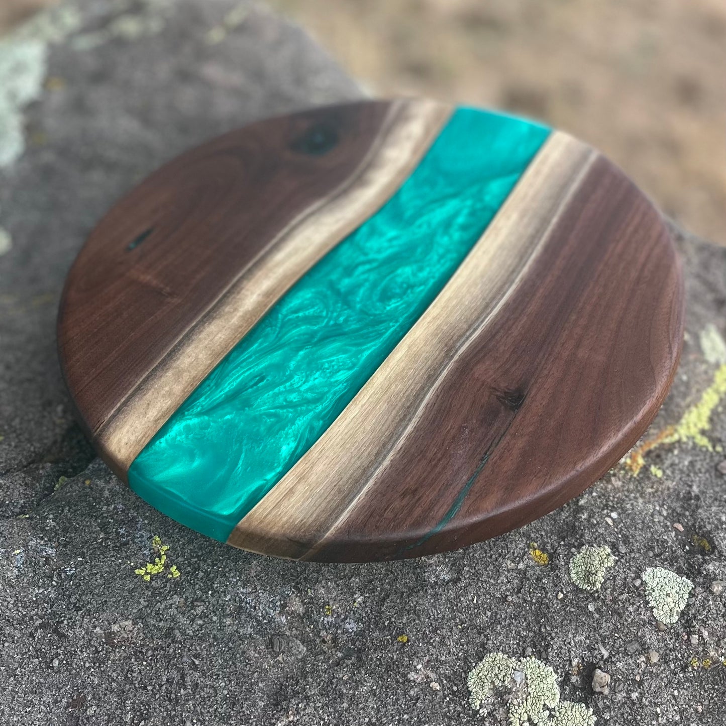 Resin River Lazy Susan - Charcuterie Turntable