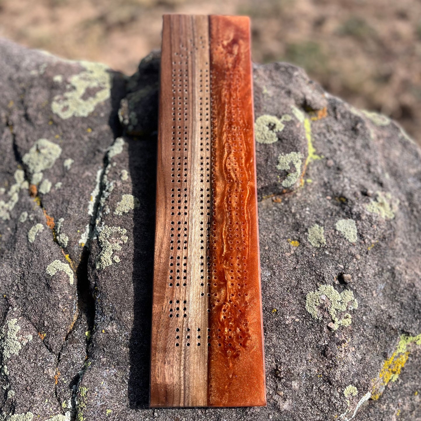 Resin Cribbage Board