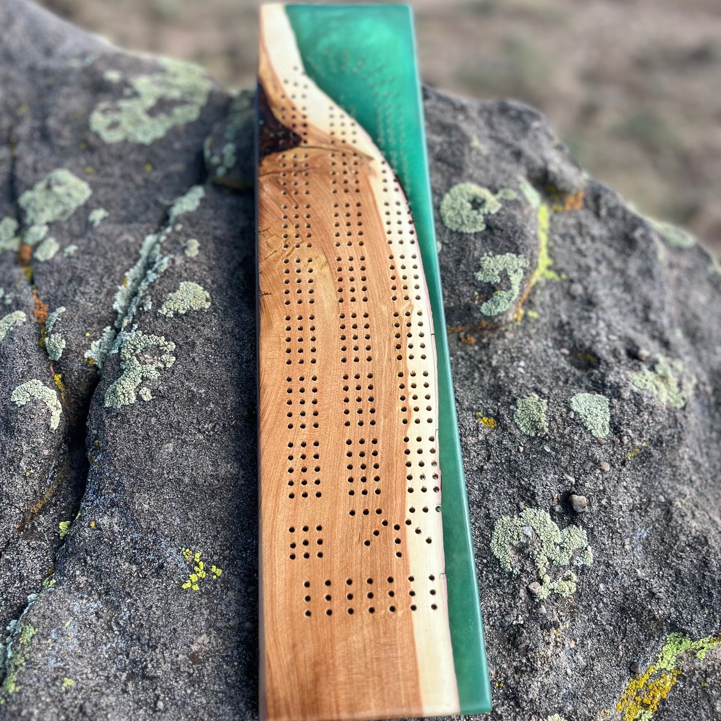 Resin Cribbage Board