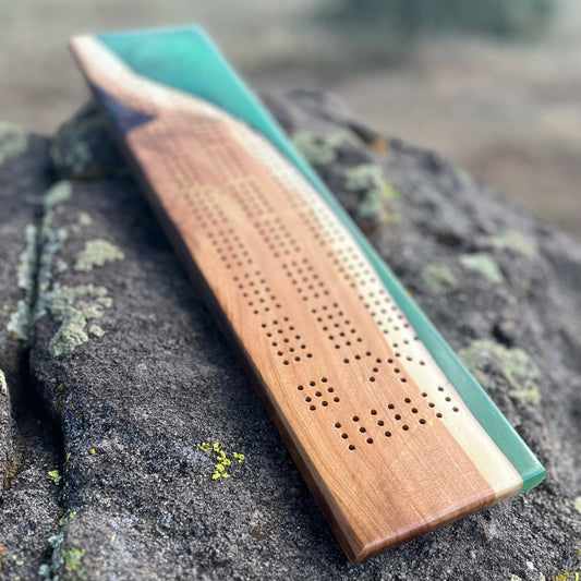Resin Cribbage Board