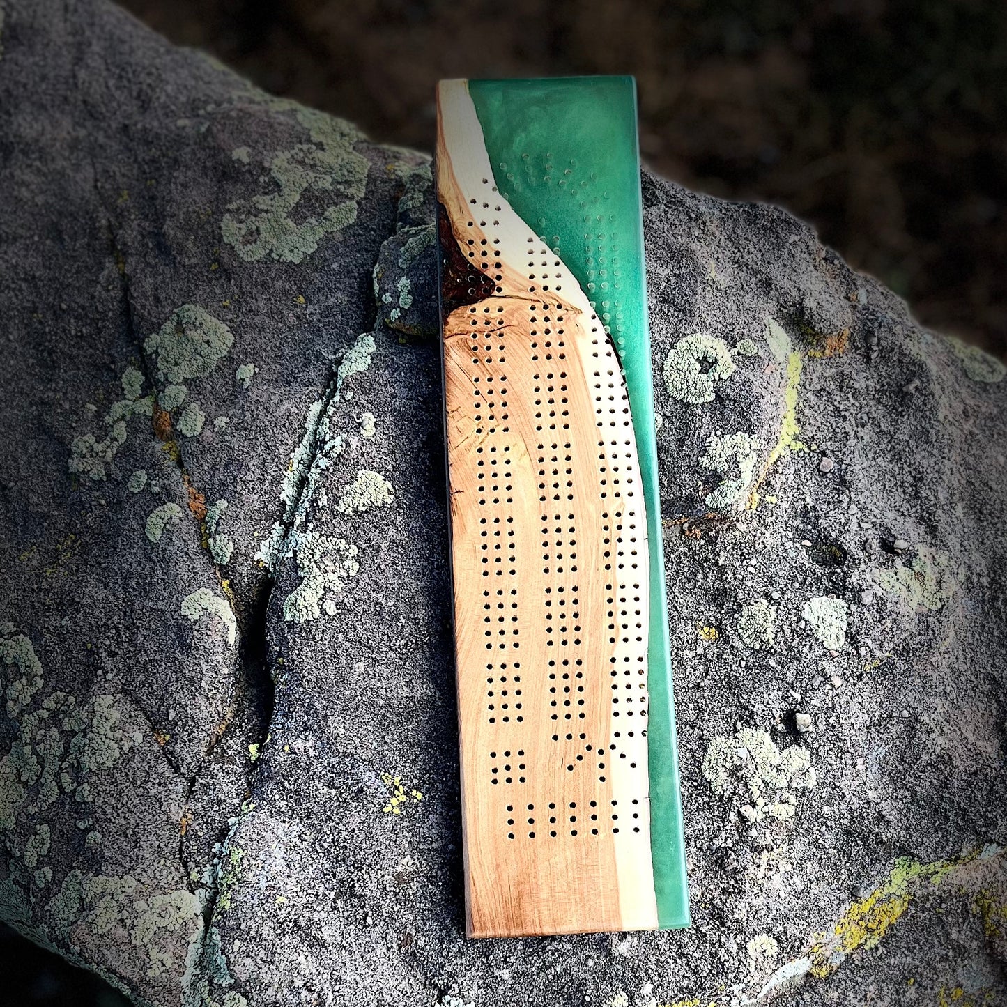 Resin Cribbage Board