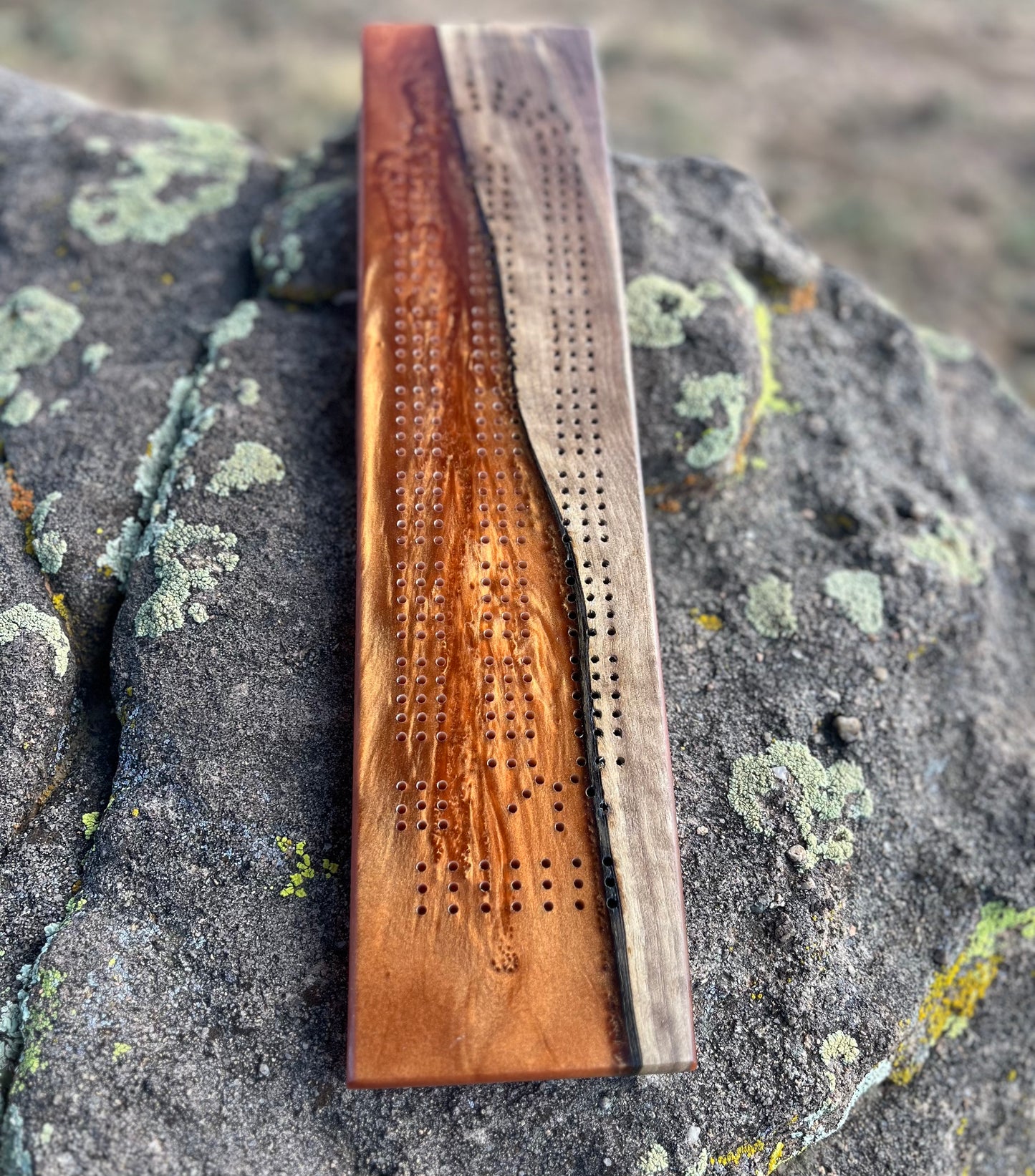 Resin Cribbage Board