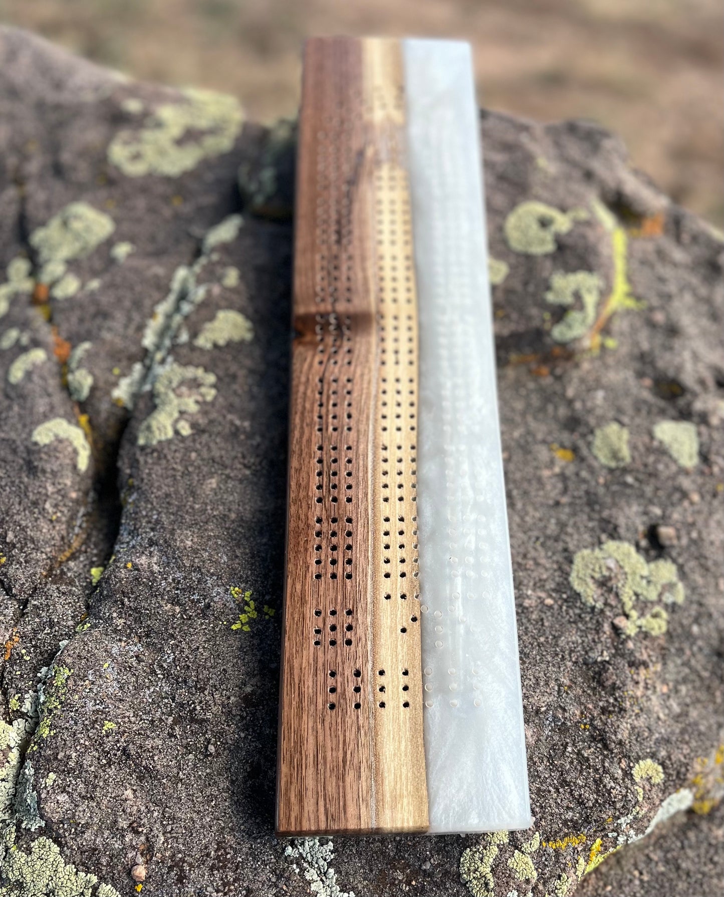 Resin Cribbage Board