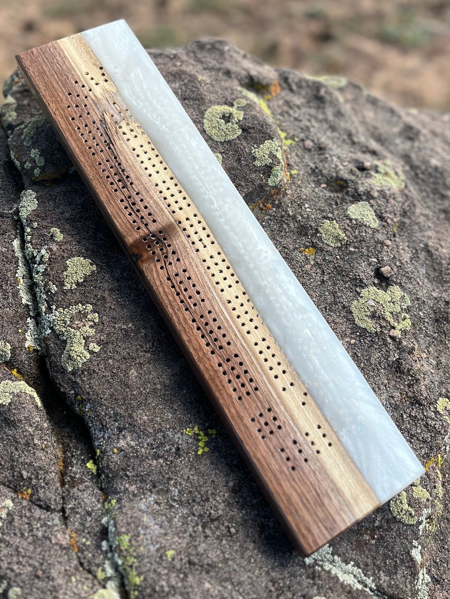 Resin Cribbage Board