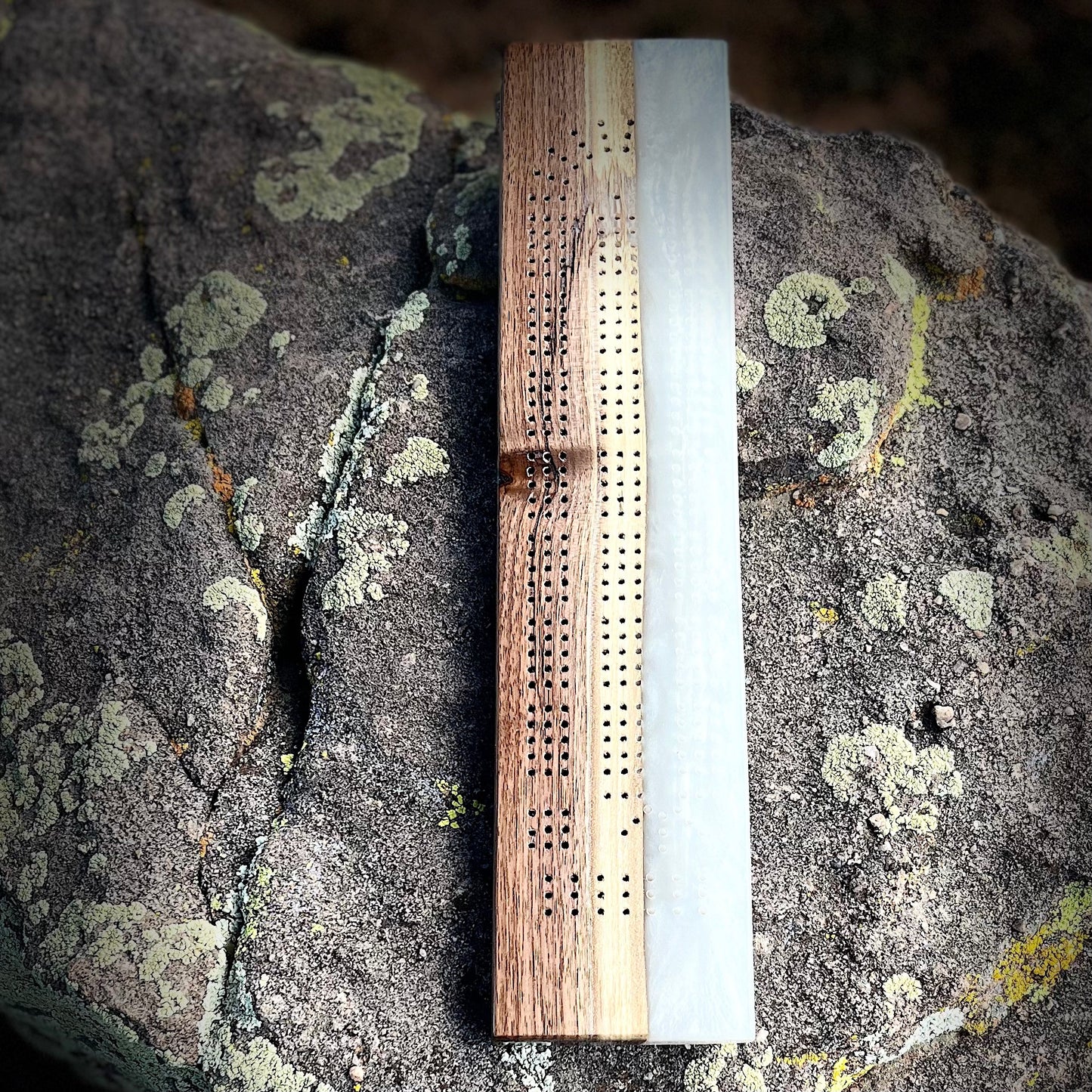 Resin Cribbage Board
