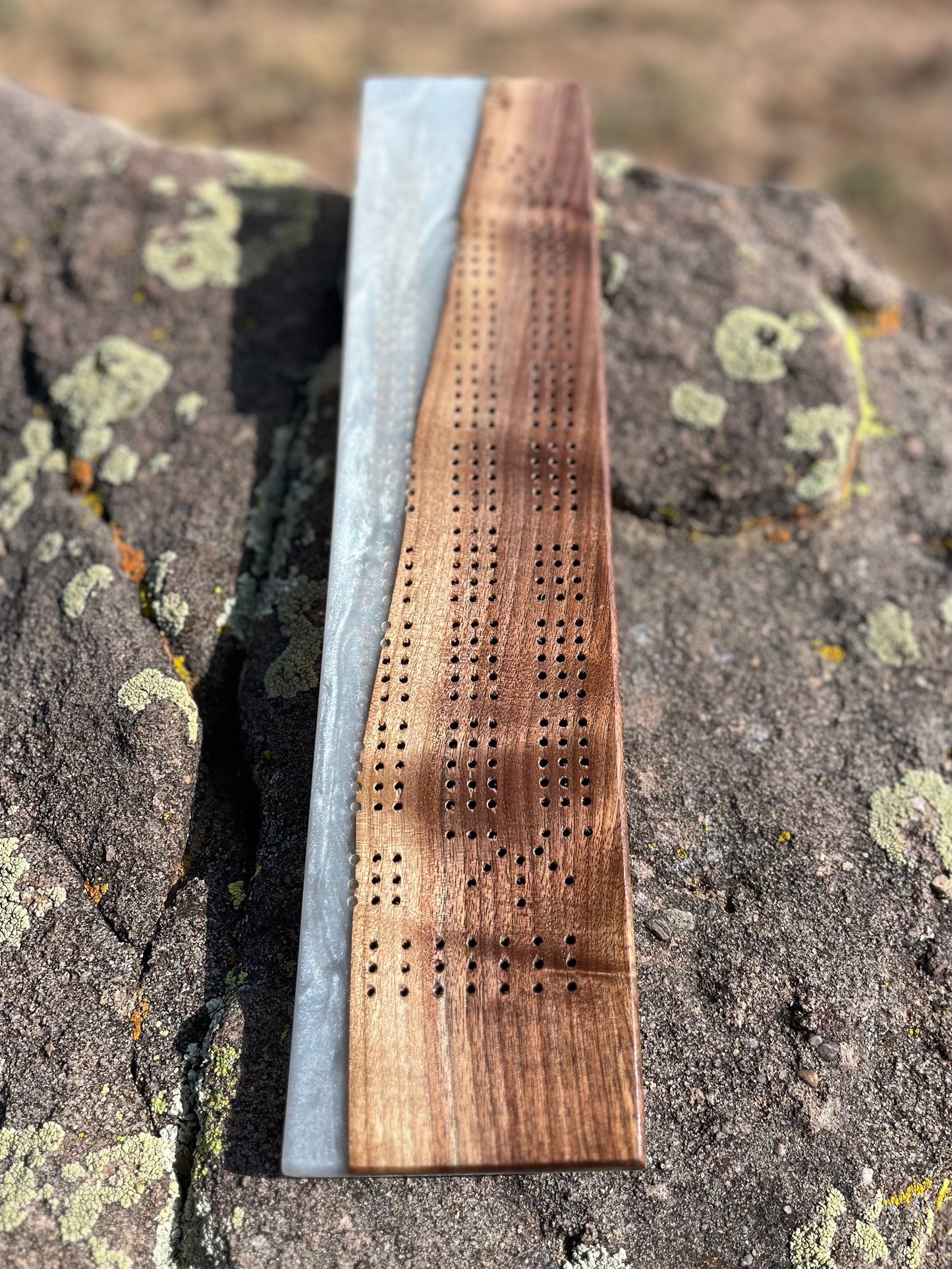 Resin Cribbage Board