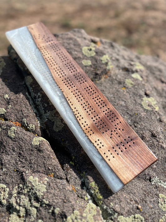 Resin Cribbage Board