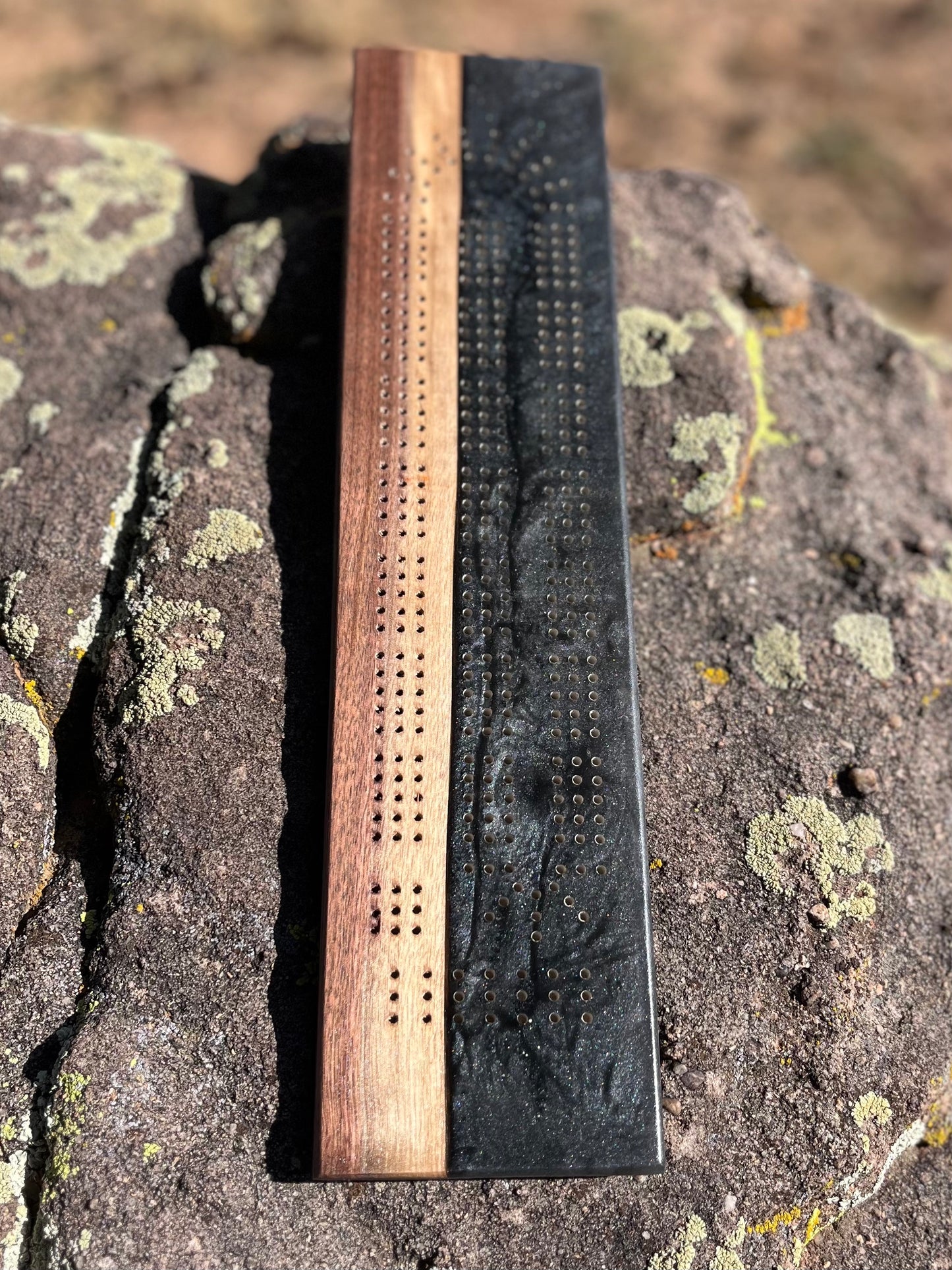 Resin Cribbage Board