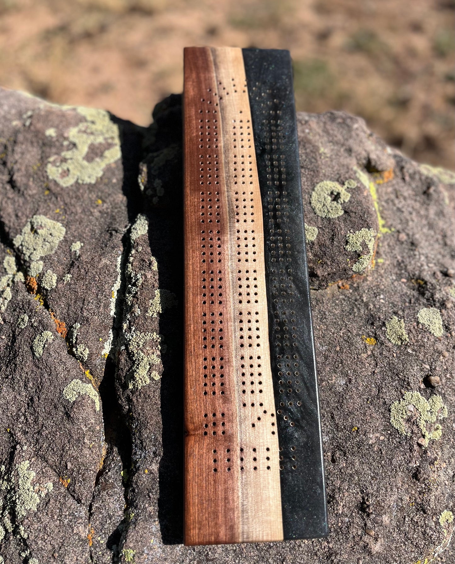 Resin Cribbage Board