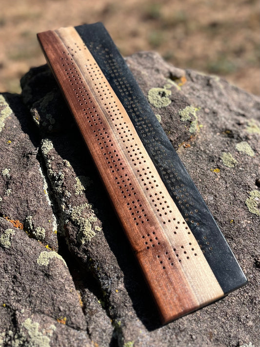 Resin Cribbage Board