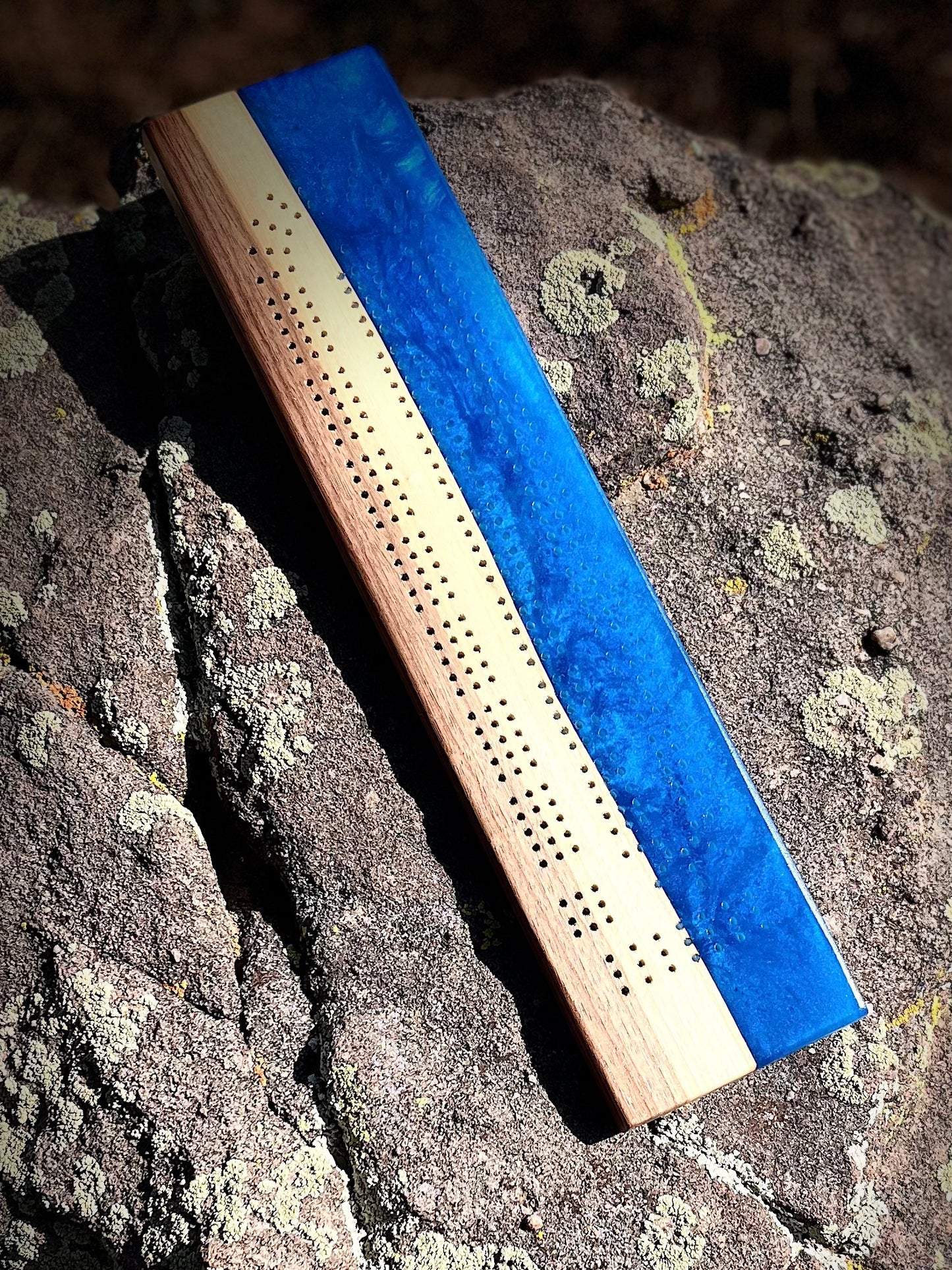 Resin Cribbage Board