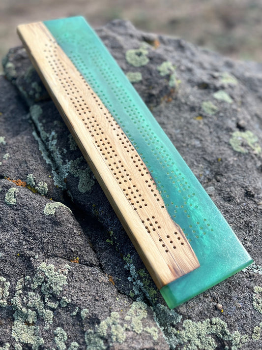 Resin Cribbage Board
