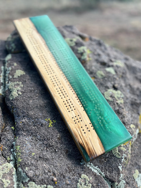 Resin Cribbage Board