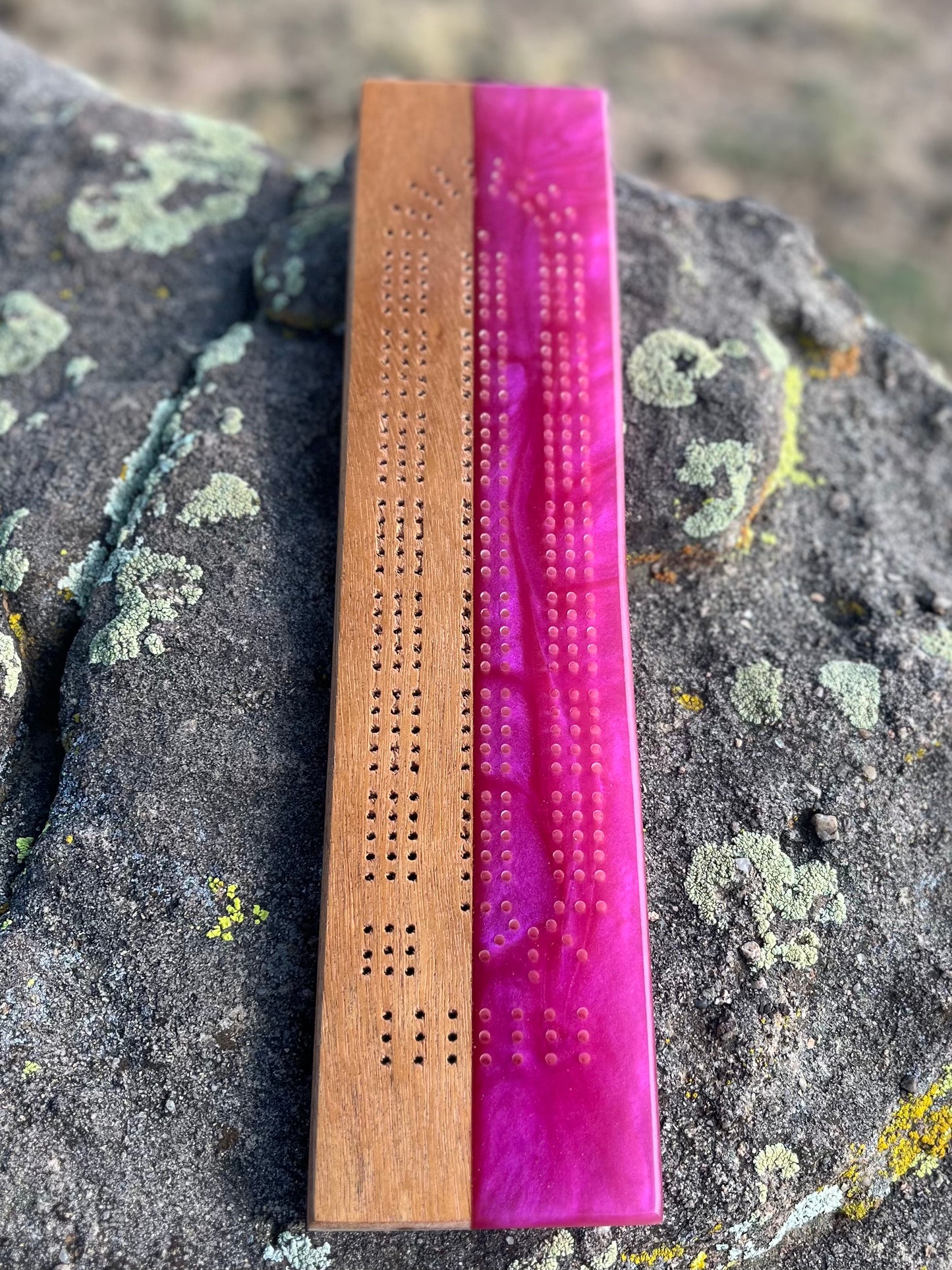 Resin Cribbage Board