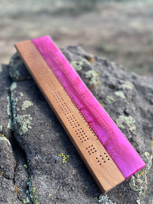 Resin Cribbage Board