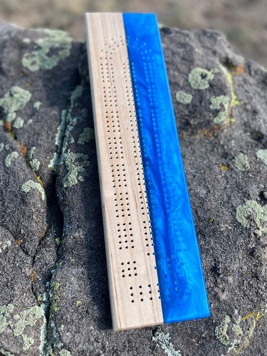 Resin Cribbage Board