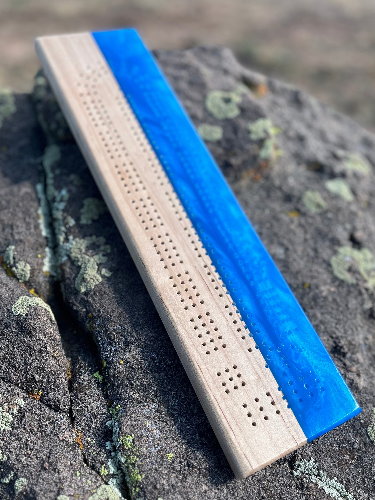 Resin Cribbage Board