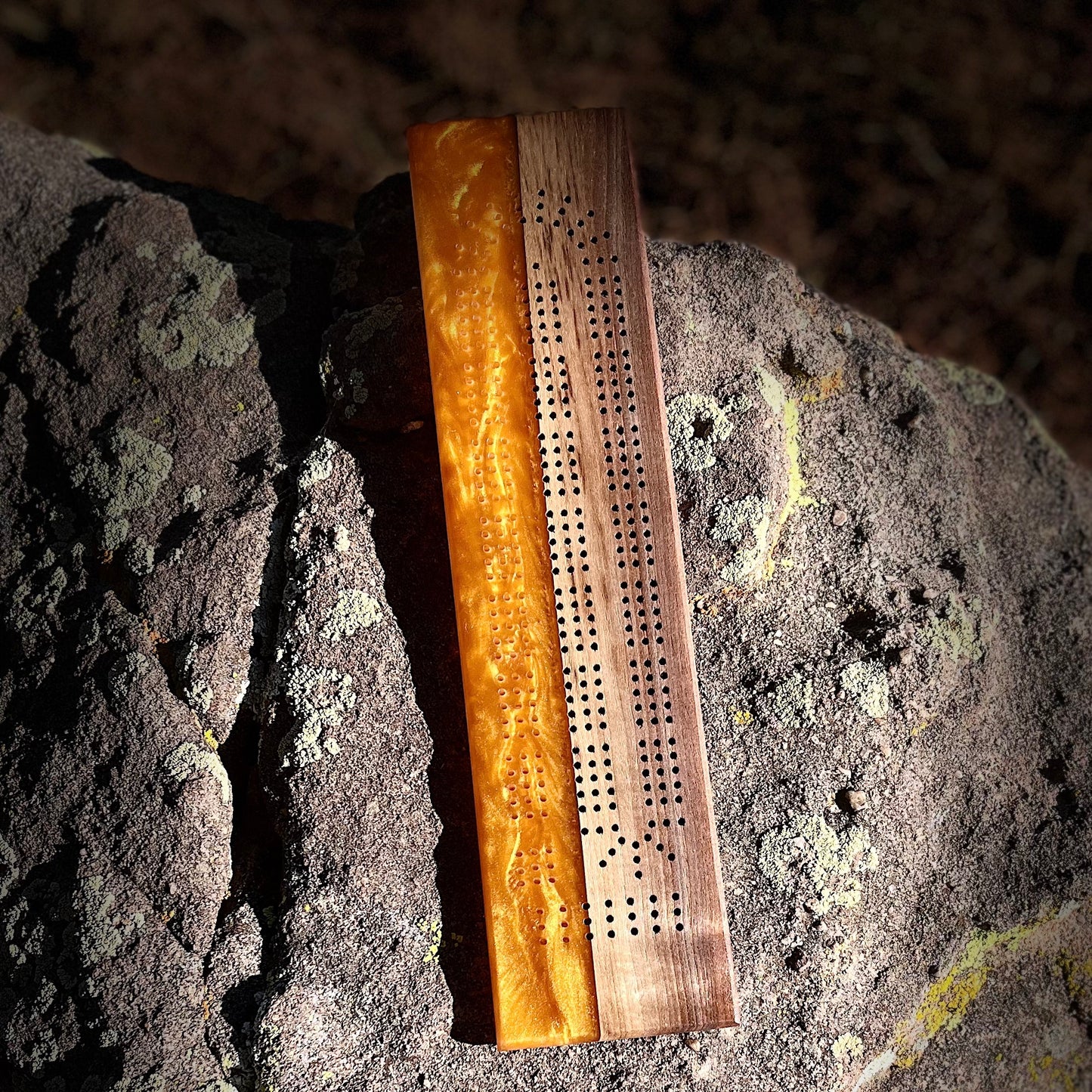 Resin Cribbage Board