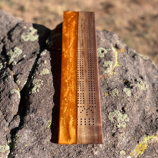Resin Cribbage Board