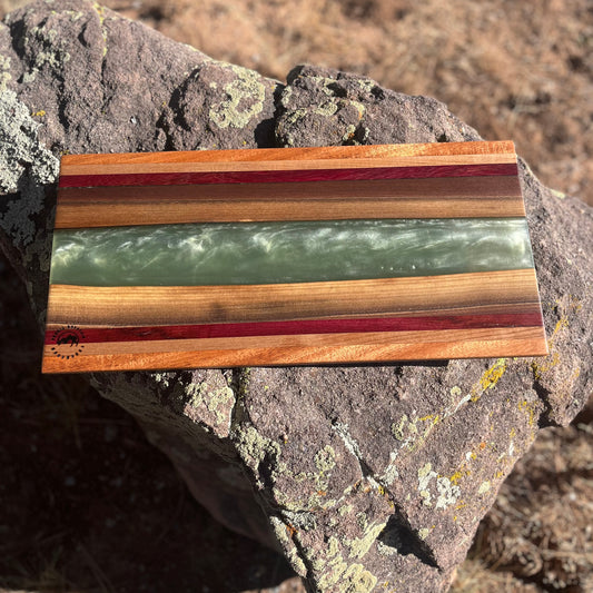 Resin River Charcuterie Board