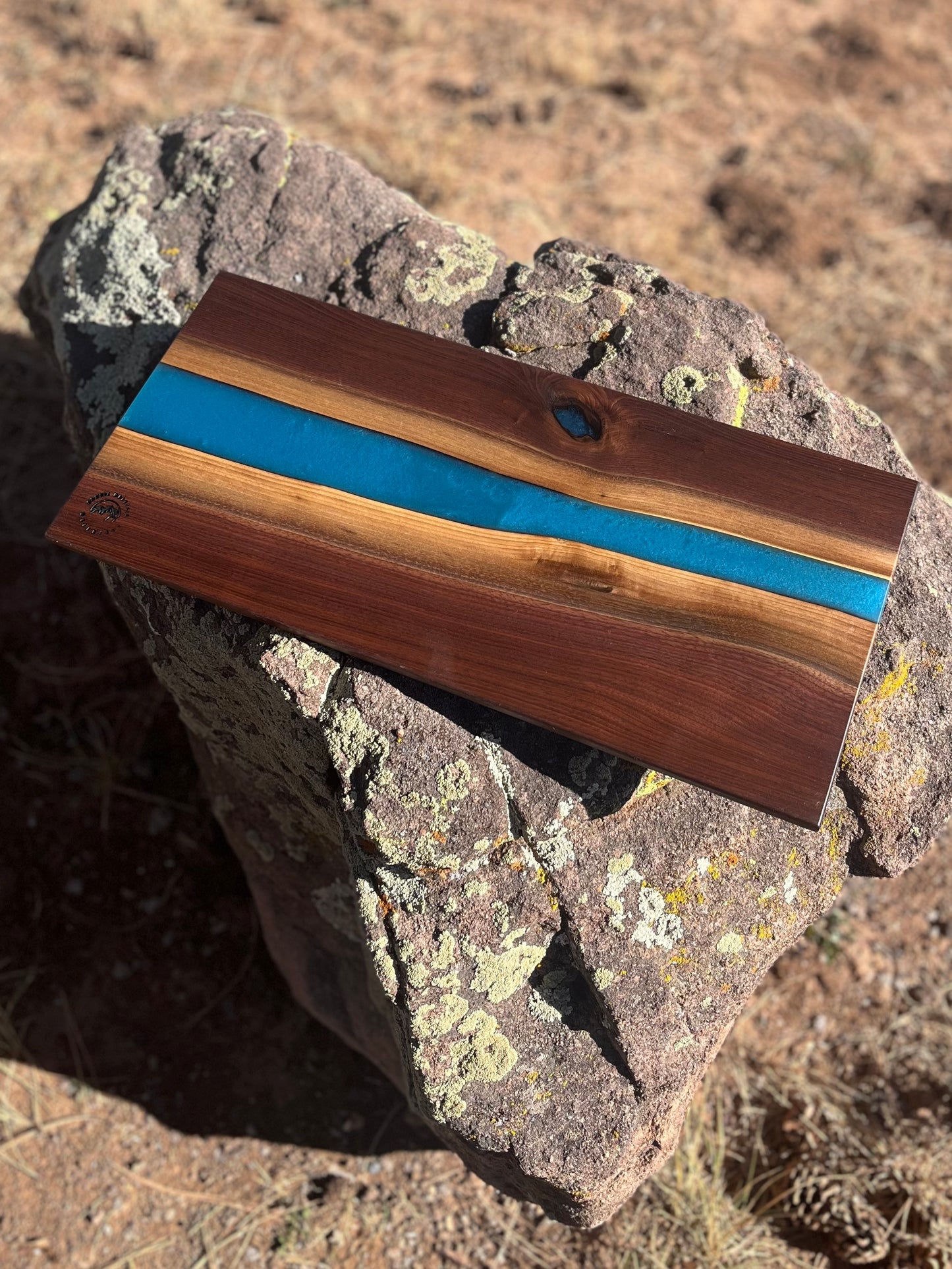 Resin River Charcuterie Board