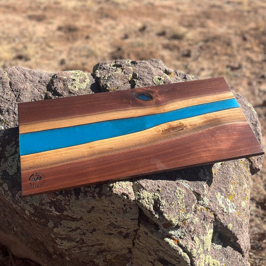 Resin River Charcuterie Board