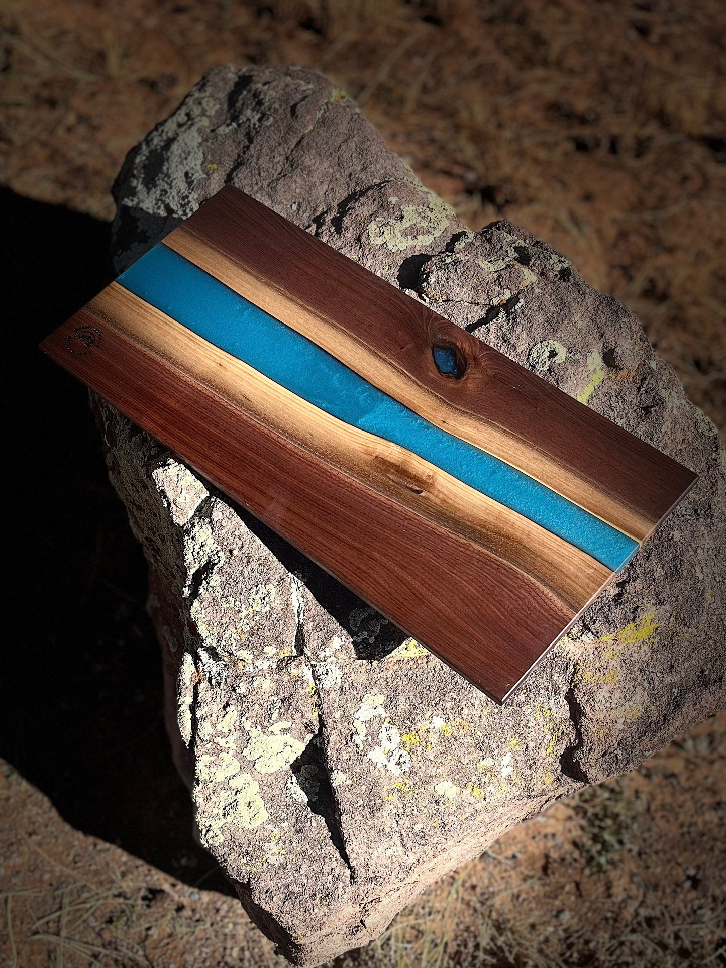 Resin River Charcuterie Board