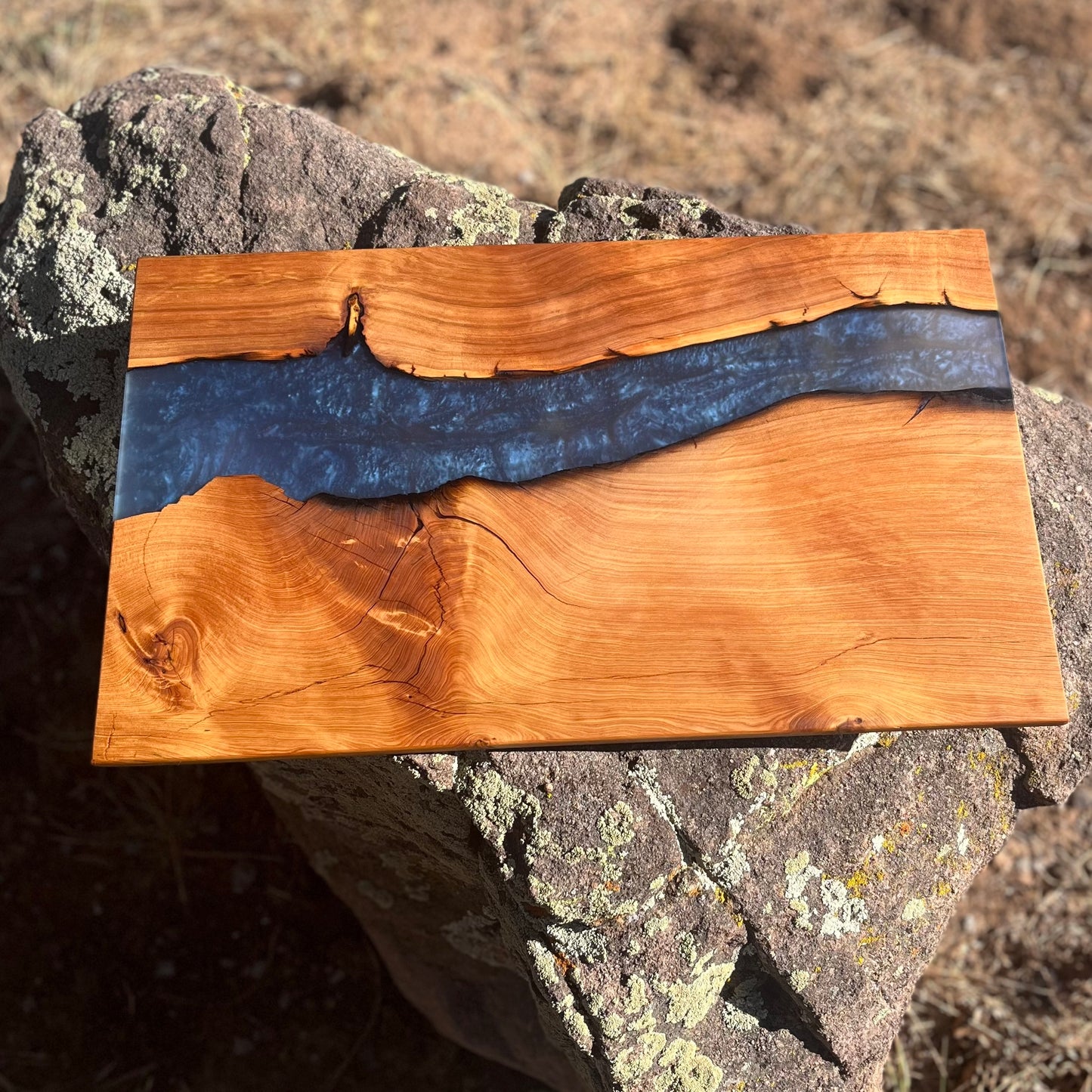 Resin River Charcuterie Board