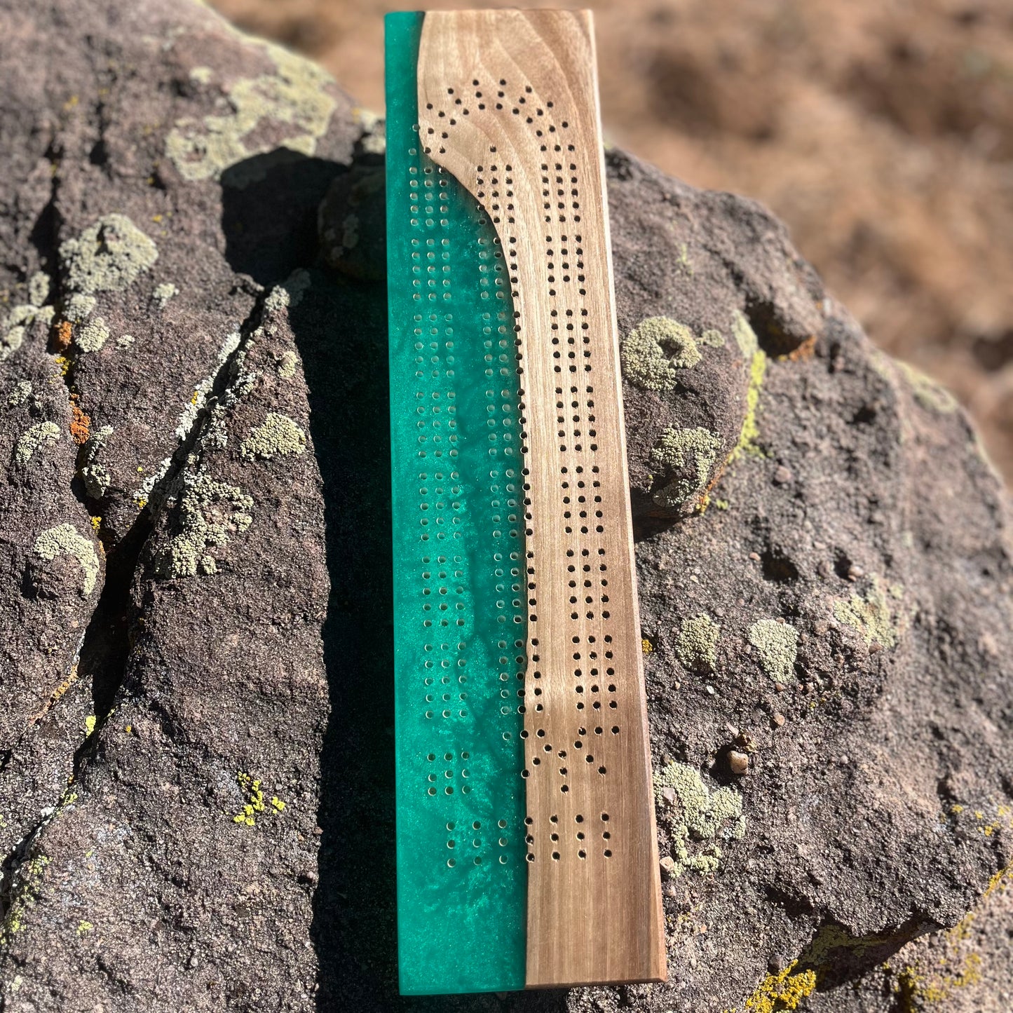 Resin Cribbage Board