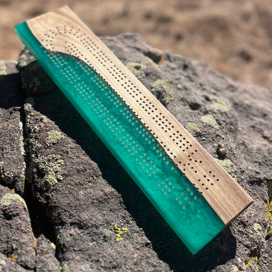 Resin Cribbage Board