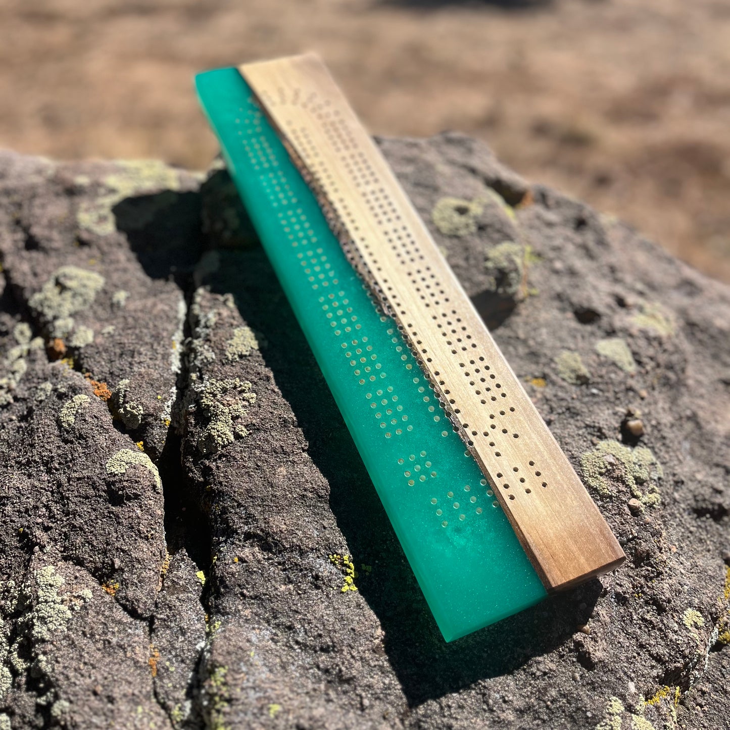 Resin Cribbage Board