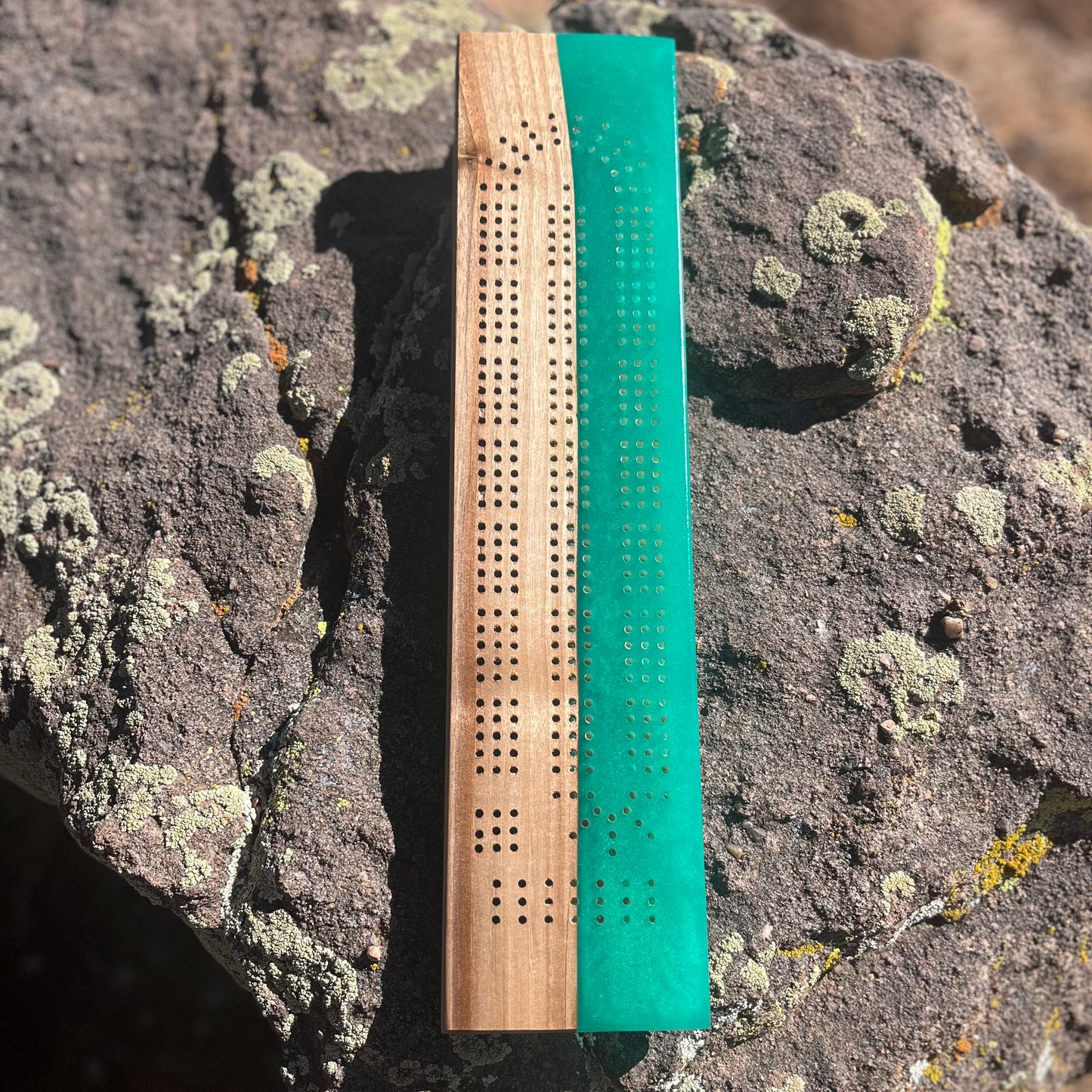 Resin Cribbage Board