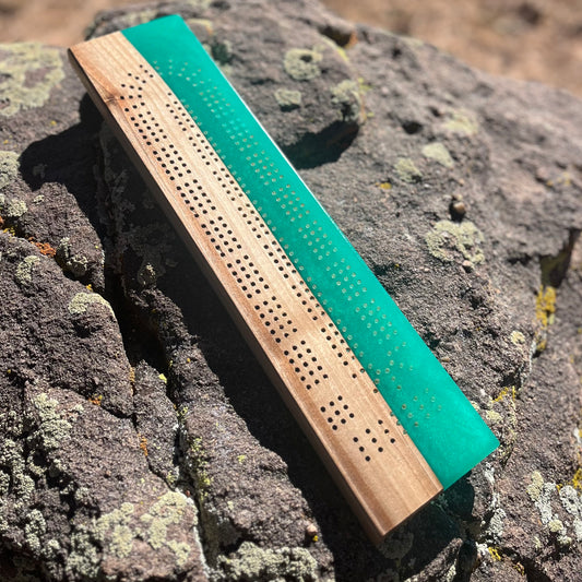 Resin Cribbage Board