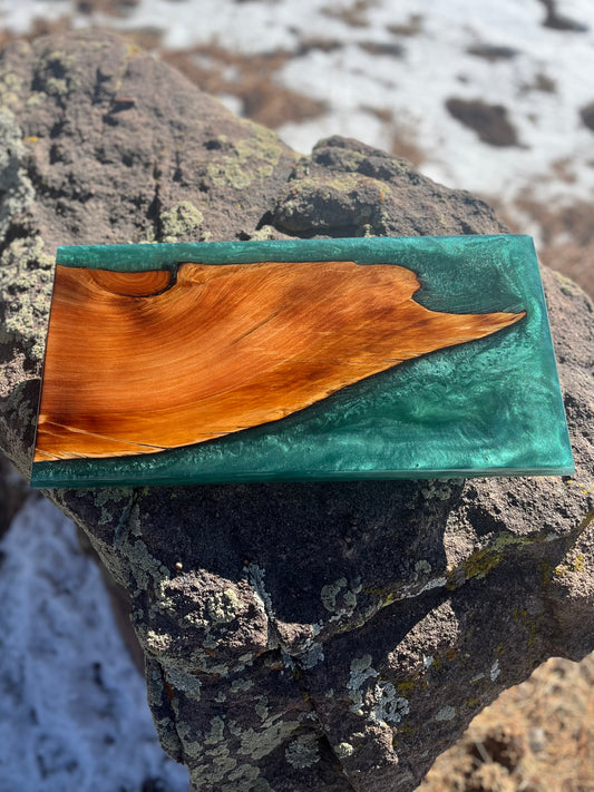Resin River Charcuterie Board