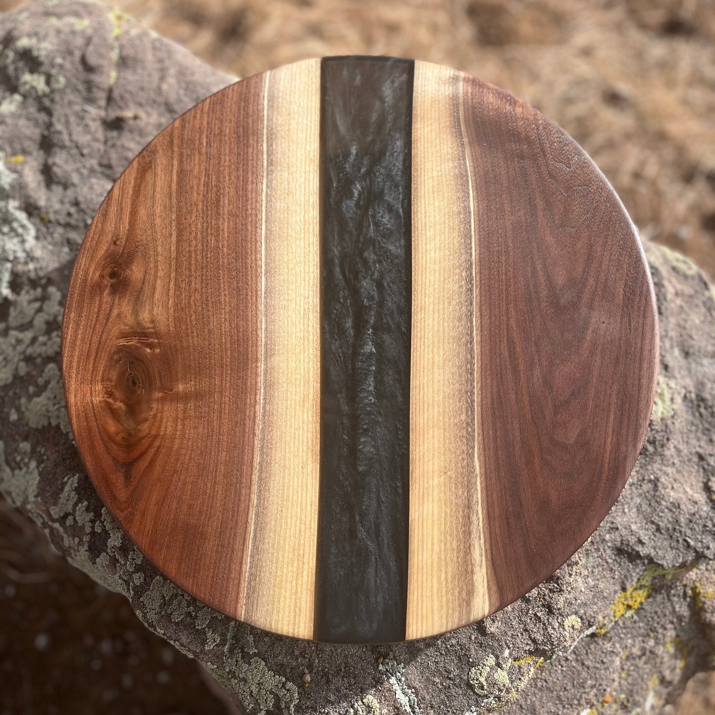 Resin River Lazy Susan - Charcuterie Turntable