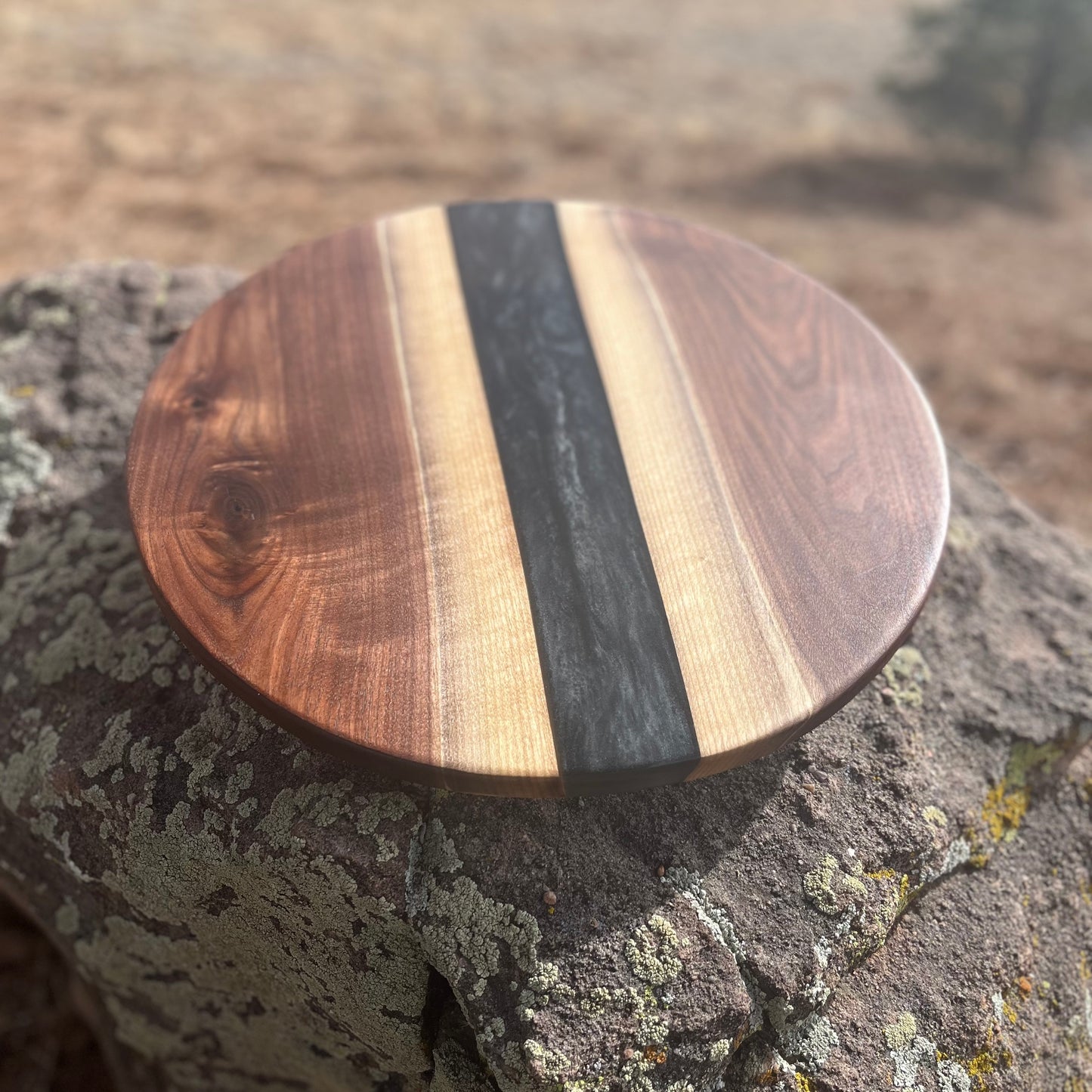 Resin River Lazy Susan - Charcuterie Turntable