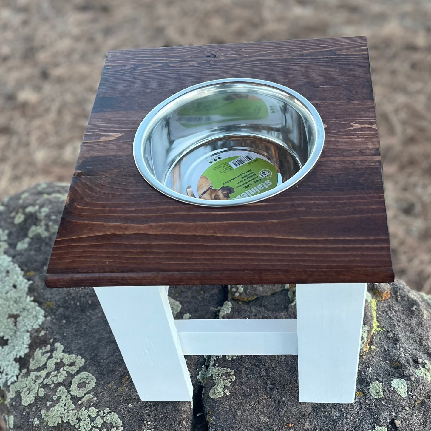 Raised Dog Bowl Stand