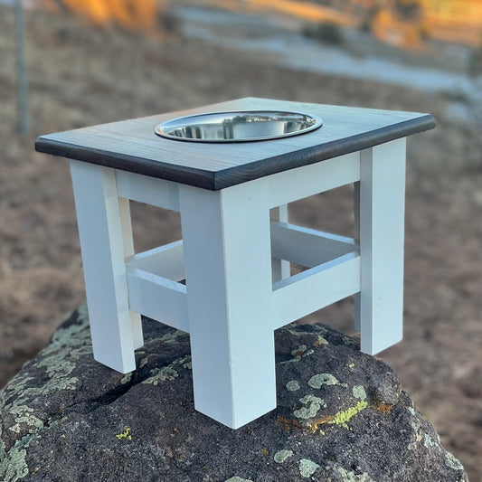 Raised Dog Bowl Stand