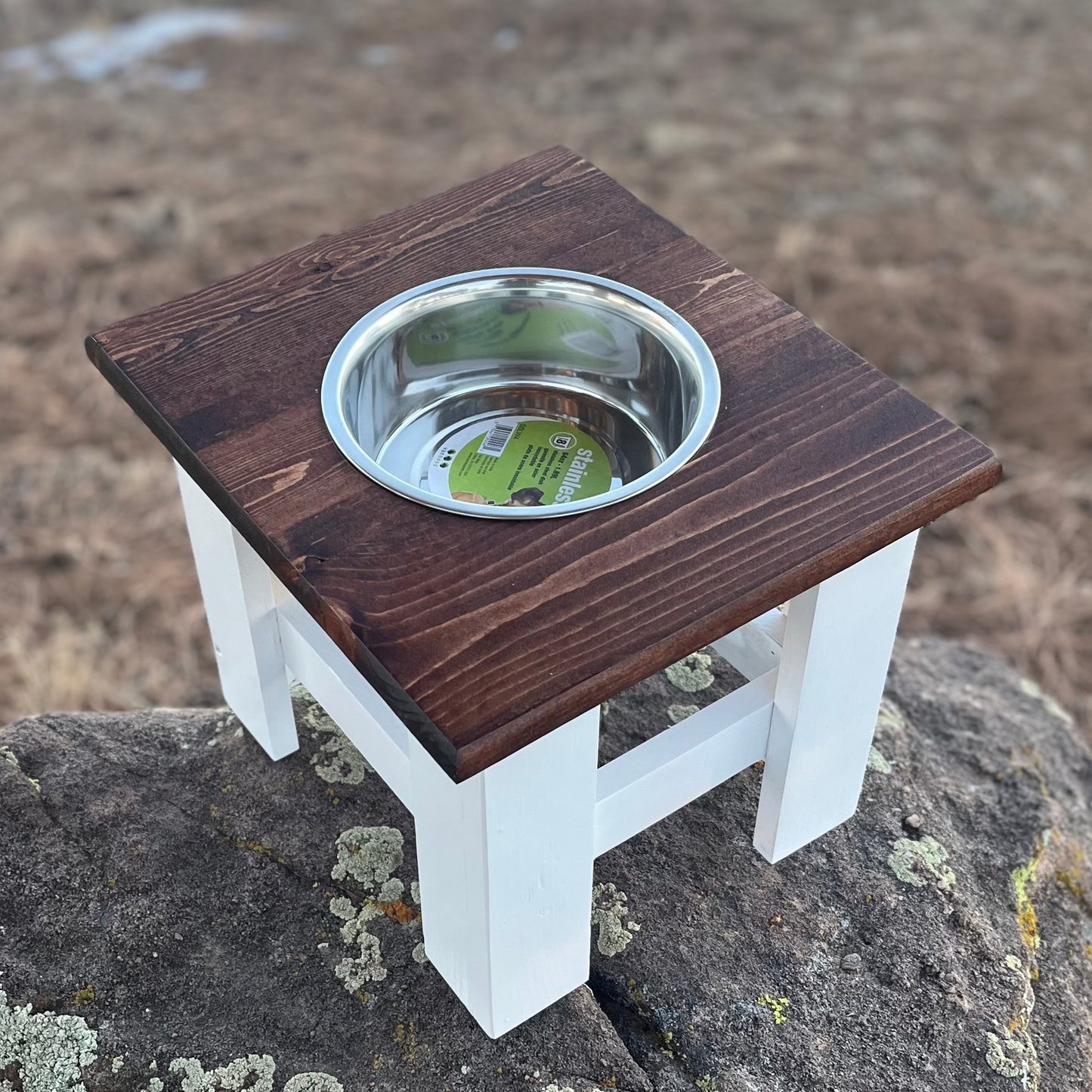Raised Dog Bowl Stand