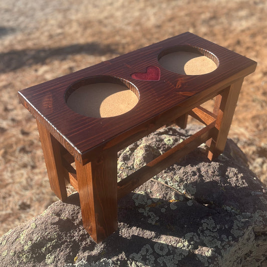 Raised Dog Bowl Stand