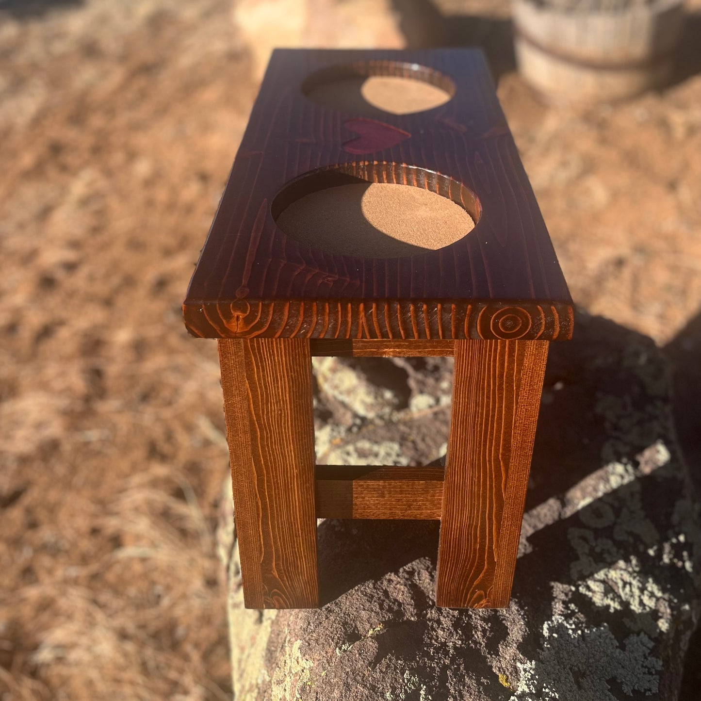Raised Dog Bowl Stand