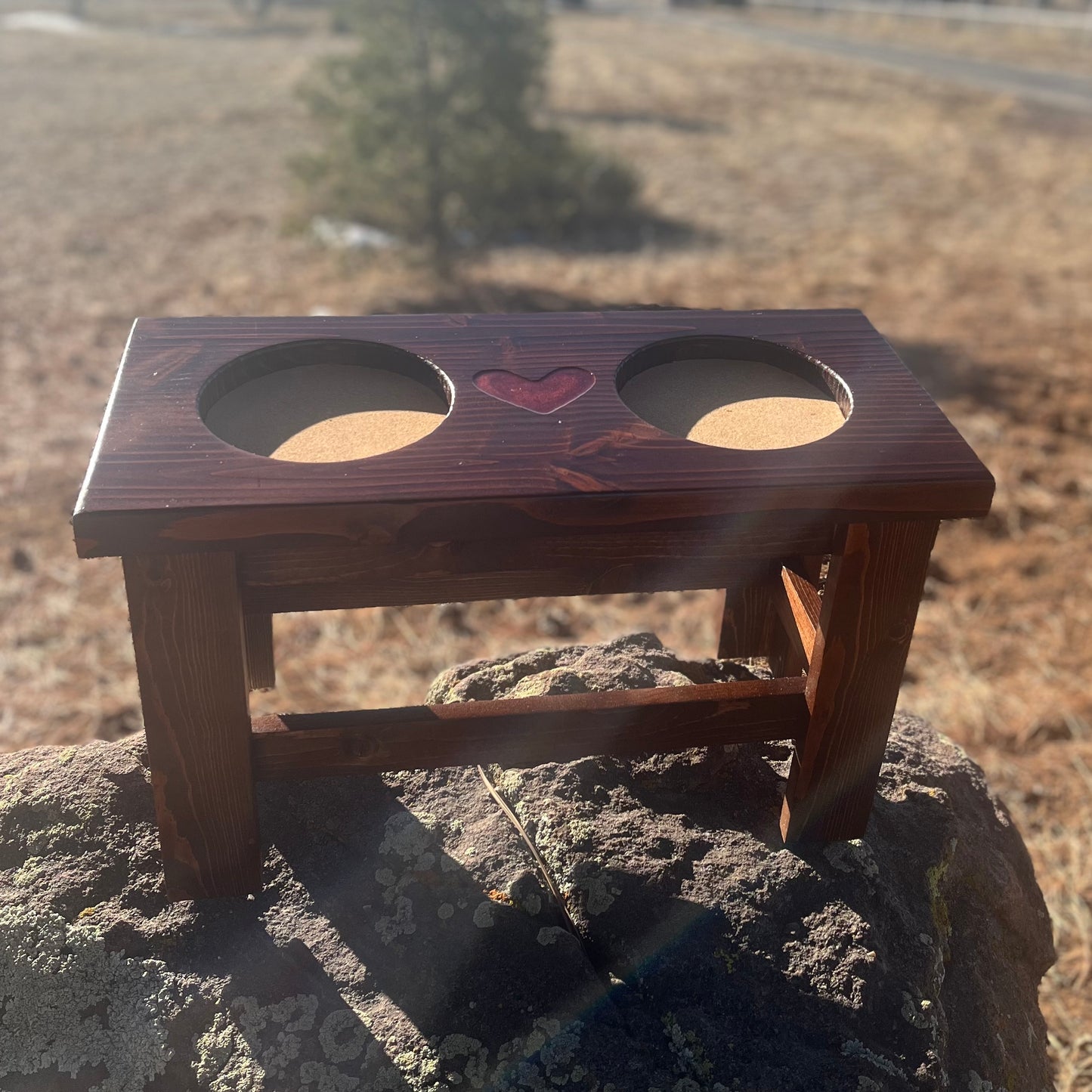 Raised Dog Bowl Stand