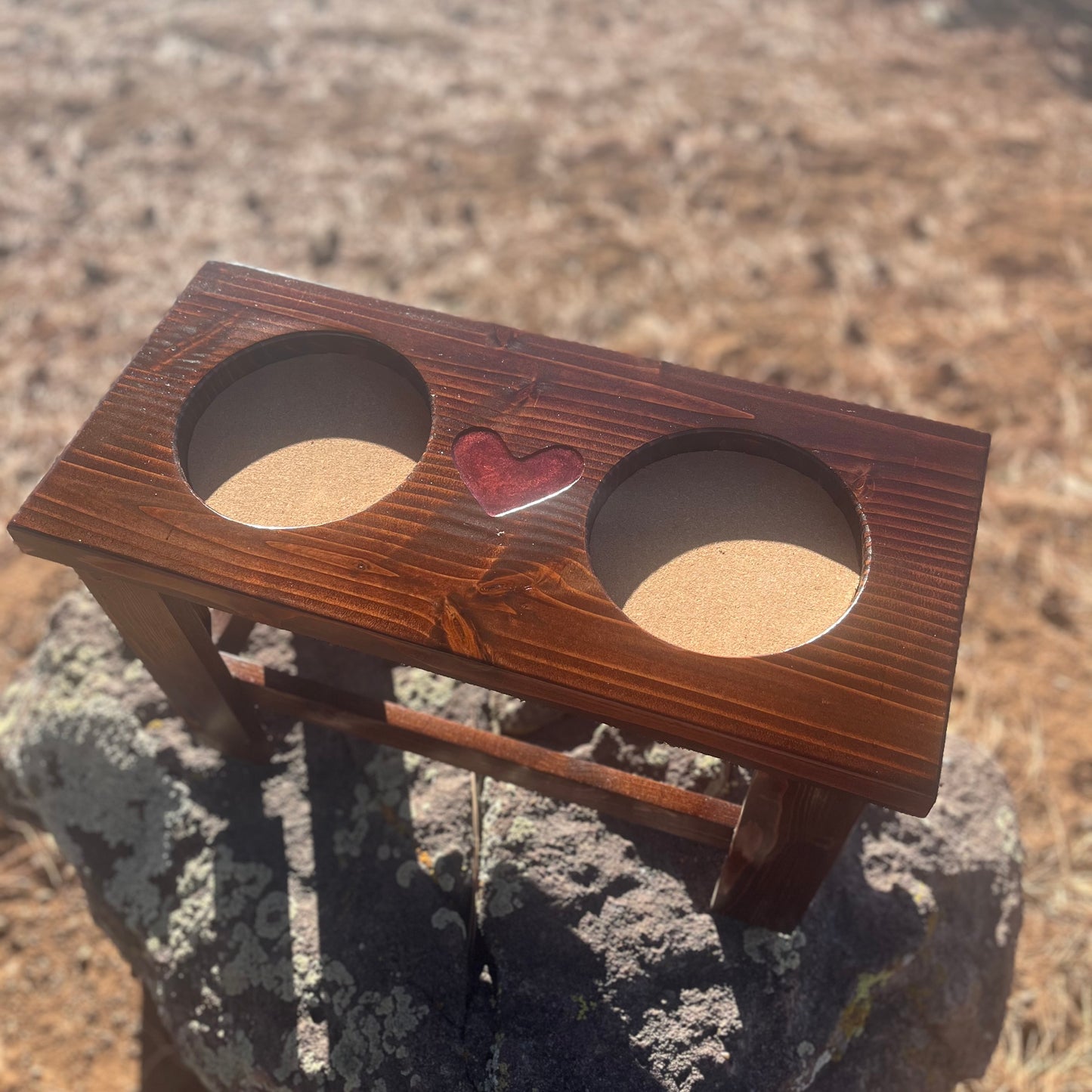 Raised Dog Bowl Stand