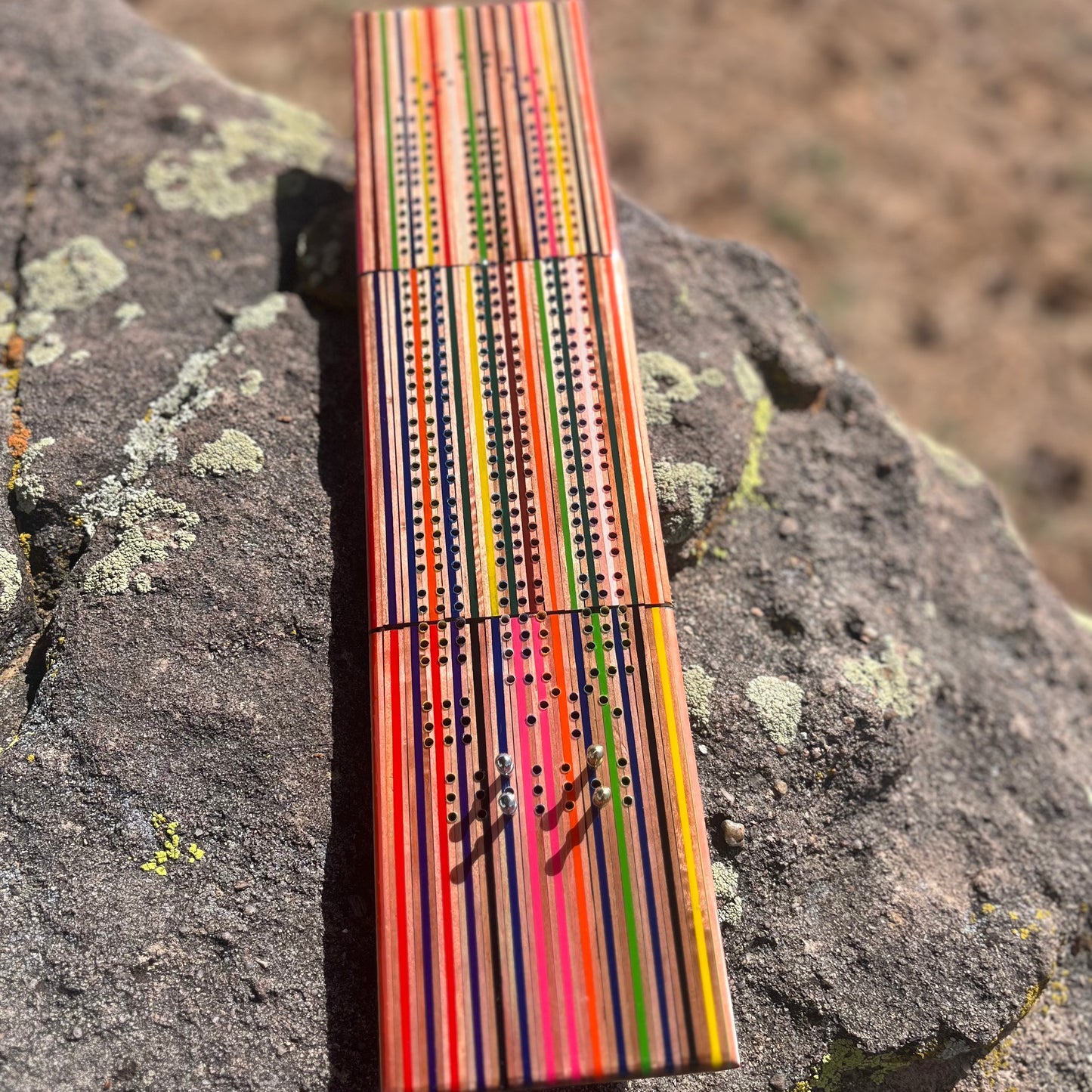 Resin Cribbage Board