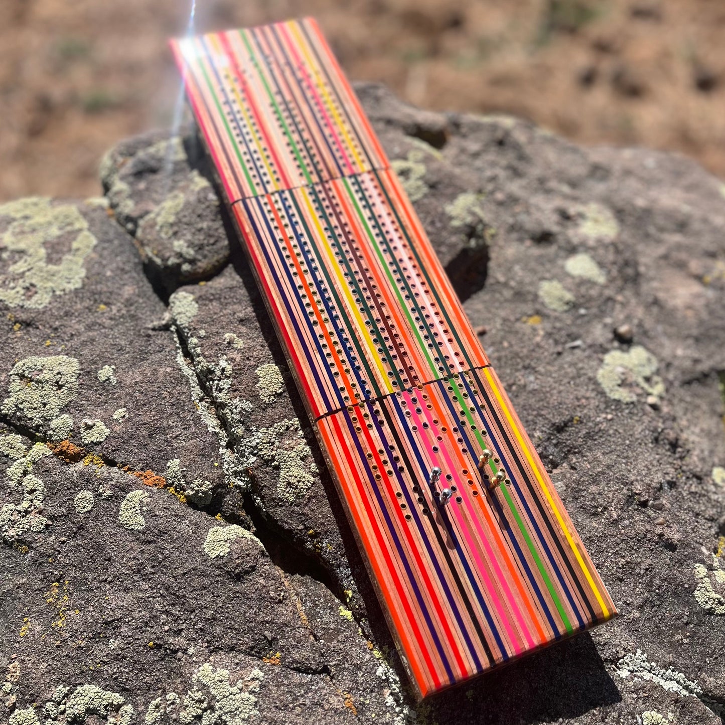 Resin Cribbage Board