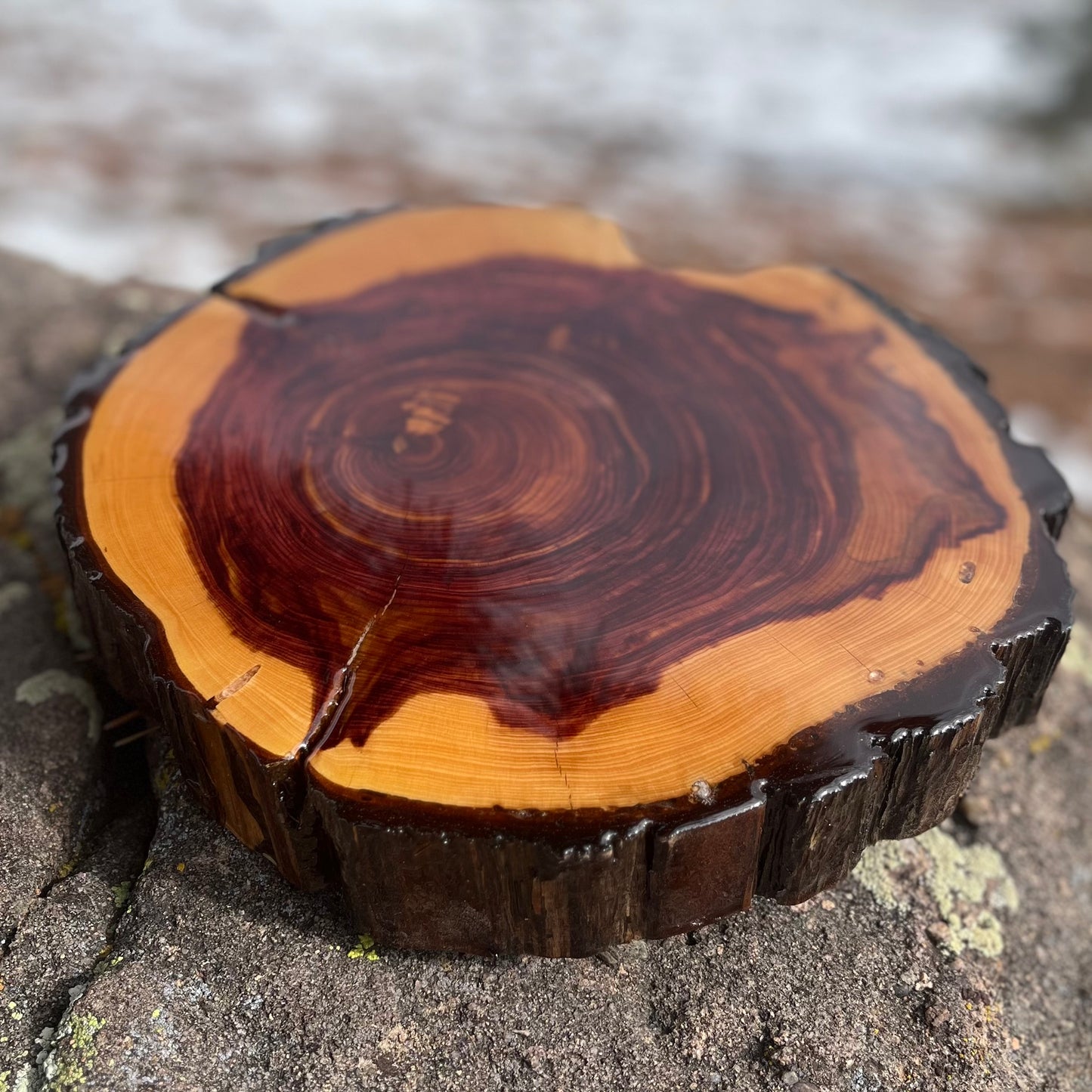 Live Edge Charcuterie Board